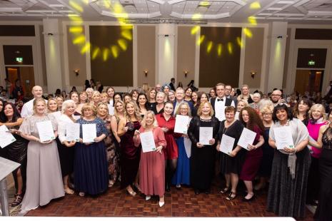 Award winners at the Celebrating Excellence in Care Awards